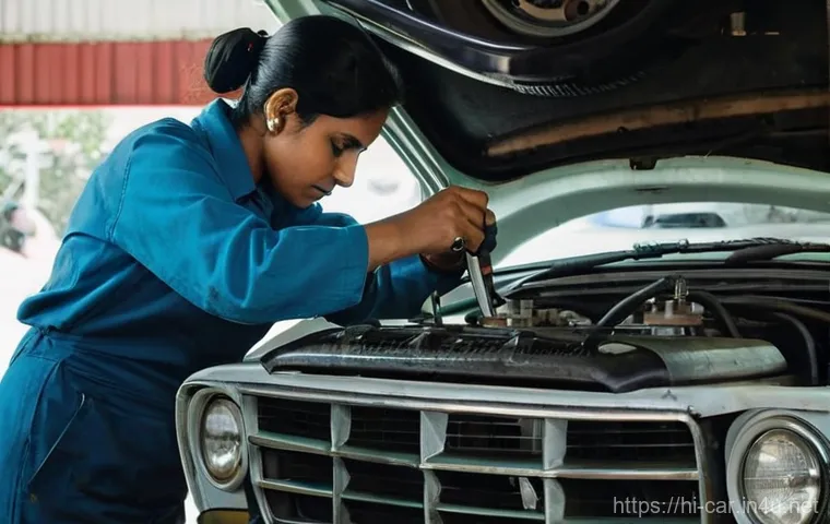자동차정비사 근무 환경과 장단점 - **A highly skilled Indian mechanic in a modern, well-lit electric vehicle (EV) service center.** The... 자동차정비사 근무 환경과 장단점 - **A highly skilled Indian mechanic in a modern, well-lit electric vehicle (EV) service center.** The...