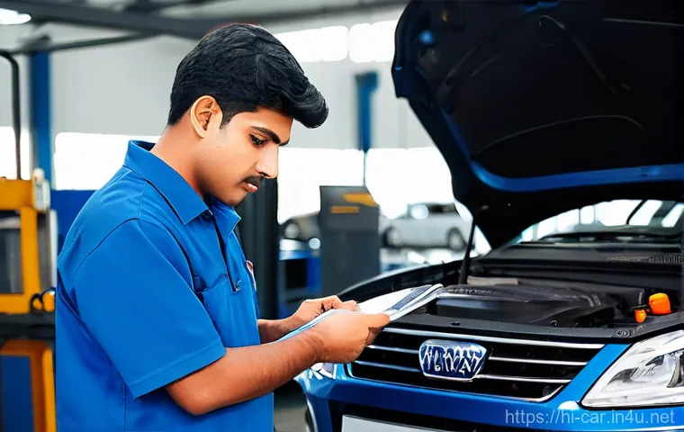 자동차정비사 근무 환경과 장단점 - **An experienced Indian car mechanic diligently working on a traditional internal combustion engine ... 자동차정비사 근무 환경과 장단점 - **An experienced Indian car mechanic diligently working on a traditional internal combustion engine ...